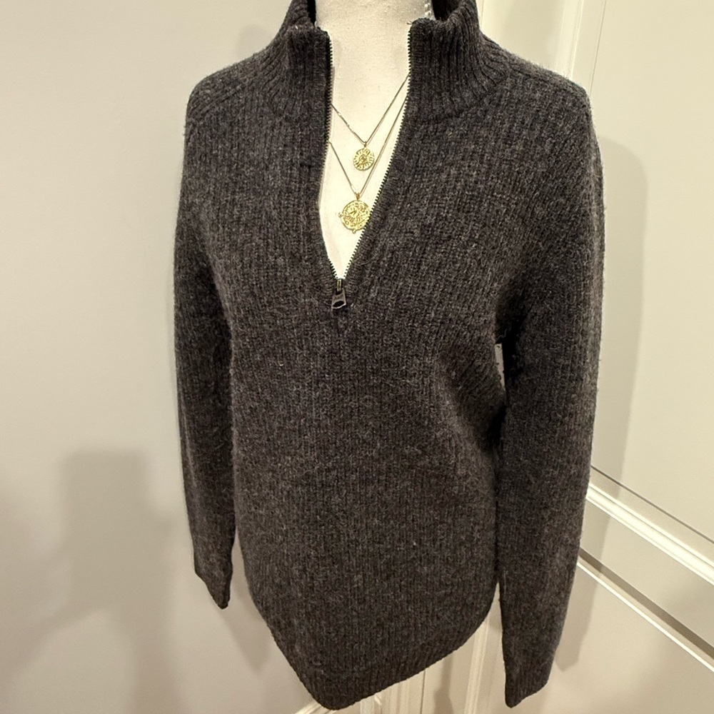 Vintage wool Abercrombie quarter zip
